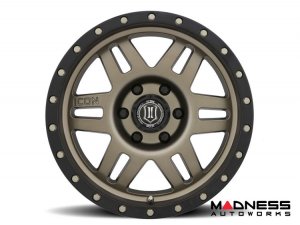 Ford Bronco Custom Wheels (1) - Six Speed - Bronze - 17 X 8.5 / 6 x 5.5 / 25mm / 5.75" - Icon 